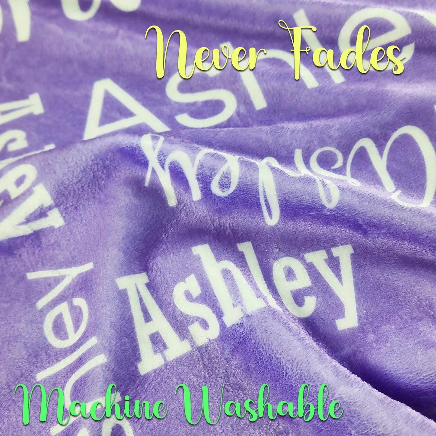 Personalized Baby Blanket - Plush Minky Name Blanket - Custom Newborn Gift