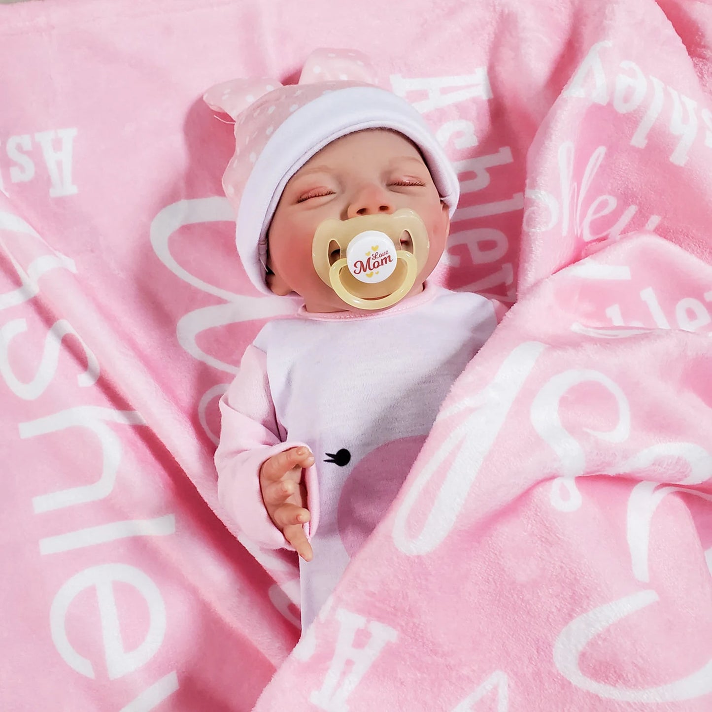Personalized Baby Blanket with Name Custom Newborn Infant Blanket. Swaddle Blanket Gift, Kids Blanket, Personalized Gift, Custom Gift