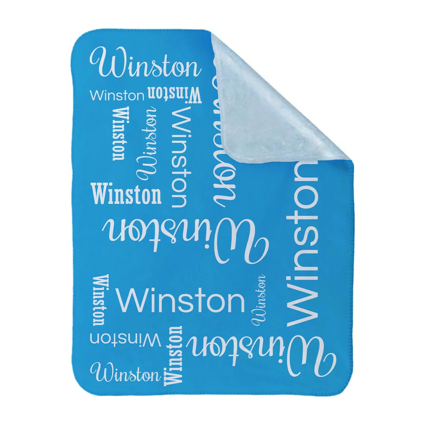 Personalized Baby Blanket with Name Custom Newborn Infant Blanket. Swaddle Blanket Gift, Kids Blanket, Personalized Gift, Custom Gift