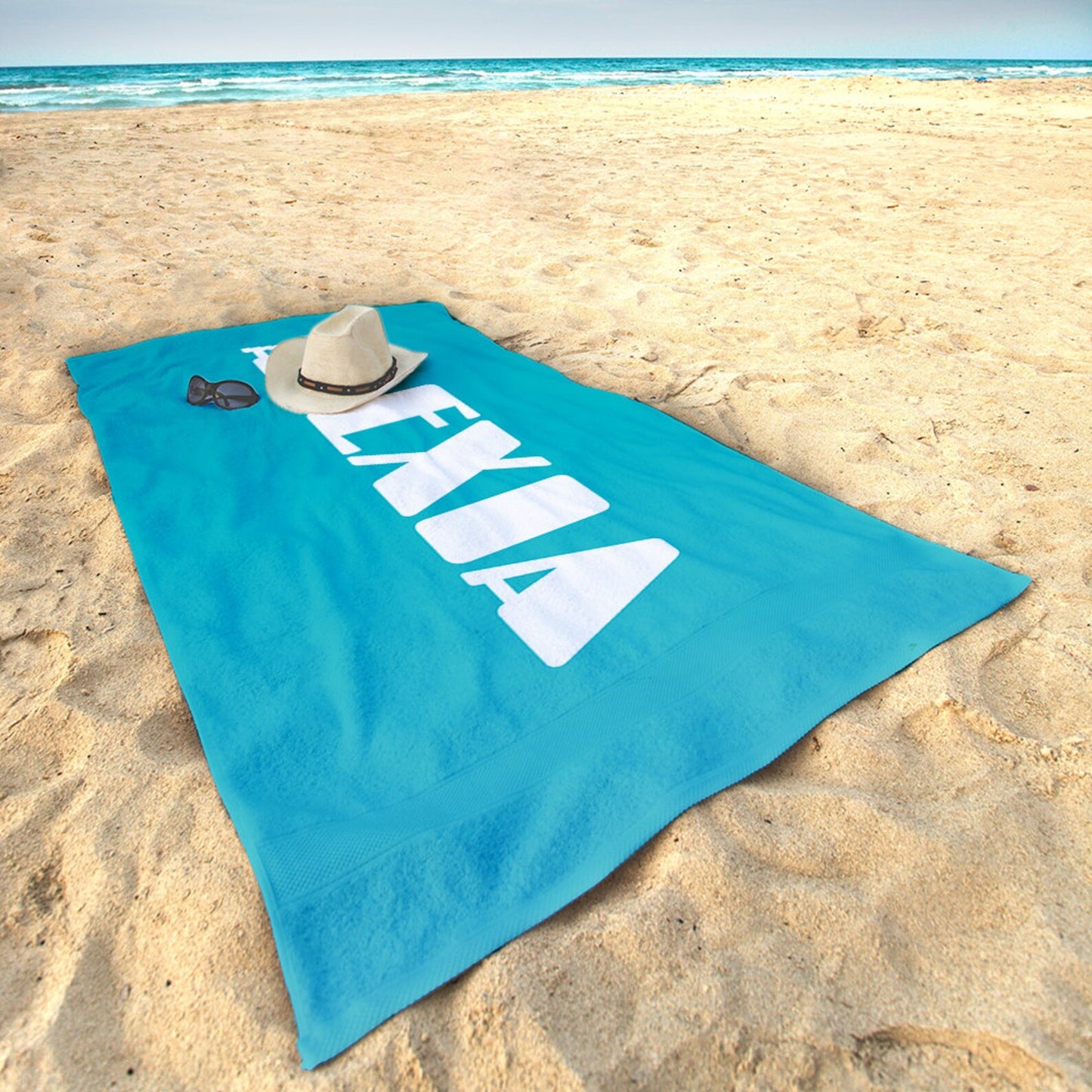 Bridesmaid Gift Bachelorette Party Gifts Custom Beach Towel with Name - Family Vacation Spring Break Summer Girls Night Out Bridal Shower