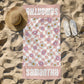 Personalized Beach Towel Retro Style Multi Color Name Bath, Custom Pool Towel, Outside Birthday Vacation Gift - 30x60 - Smileys and Daisie