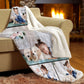 Flash Sale - Create your own Collage Photo Pet blanket. Use as many photos up to 9, make it your own. Family pics, Sherpa or Minky blankets.