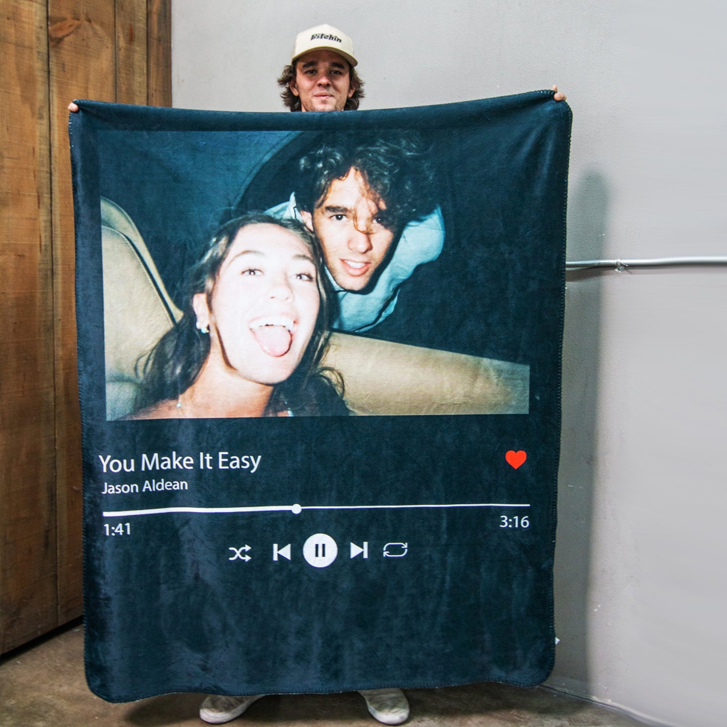 Best Valentines Blanket Ever! Custom Music Blanket-