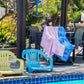 Personalized Name Collage Beach Towel - Fun and Vibrant Design Perfect for Beach Vacations - Customized with Your Family's Names