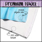 Personalized Name Collage Beach Towel - Fun and Vibrant Design Perfect for Beach Vacations - Customized with Your Family's Names